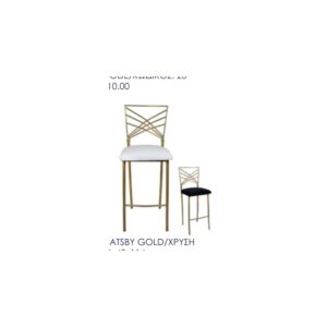 Gatsby Gold Stool