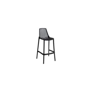 Plastic Bar Stool Black
