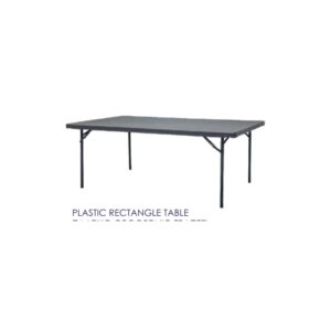 Plastic Rectangle Table 200 × 122 cm