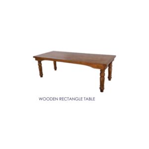Wooden Rectangle Table