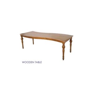Wooden Table 100 × 240 × 75 cm
