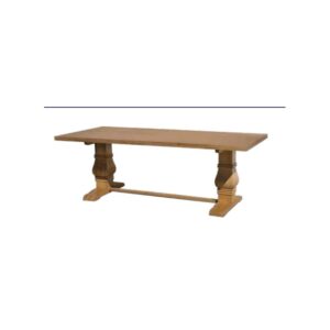 Wooden Rectangle Table – White
