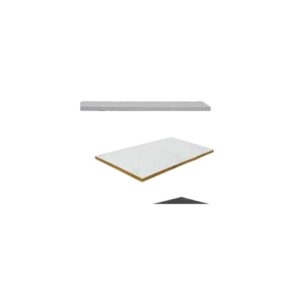 White Marbel Top Rectangle For High Table