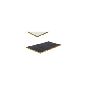Black Marbel Top Rectangle For High Table