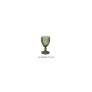Green Wine Glass
