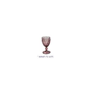 Pink Wine Glass