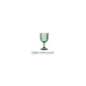 Green Wine Glass
