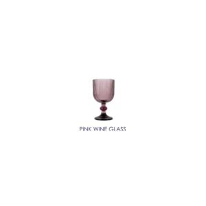 Pink Wine Glass