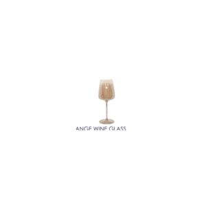 Orange Wine Glass