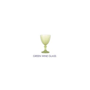 Green Wine Glass