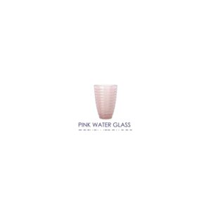 Pink Water Glass