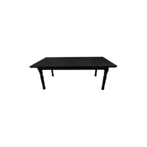 Wooden Black Rectangle Table