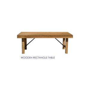 Wooden Rectangle Table