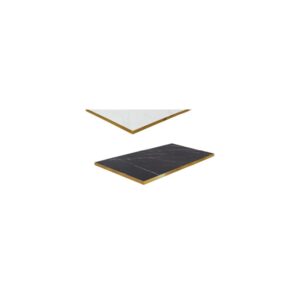 Black Marble Top Rectangle for High Table