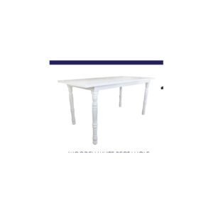 Wooden White Rectangle High Table