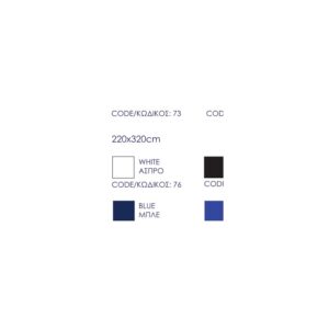 Blue Rectangular Tablecloth