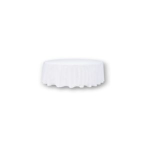 Beige Round Tablecloth