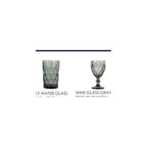 Gray Water Glass