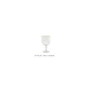 Gold Rim Wine Glass
