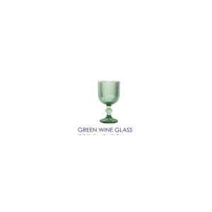 Green Wine Glass