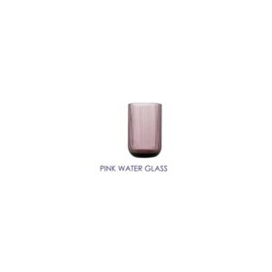 Pink Water Glass
