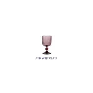 Pink Wine Glass