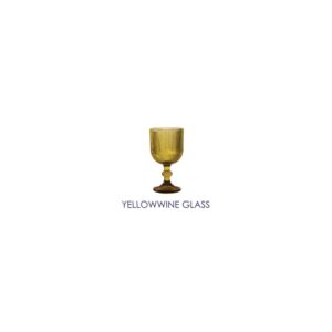 Yellow Wine Glass