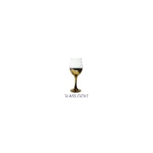 Wine Glass Gold Ombre