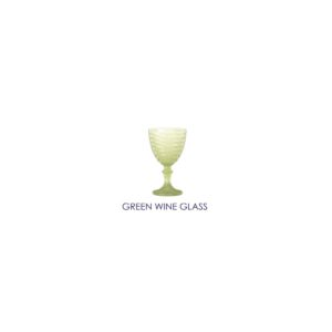 Green Wine Glass