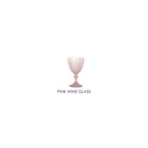 Pink Wine Glass