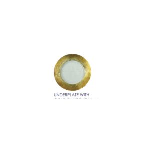 Underplate with Gold Rim
