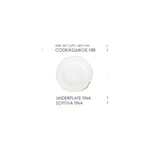 Underplate with Gold Pearl