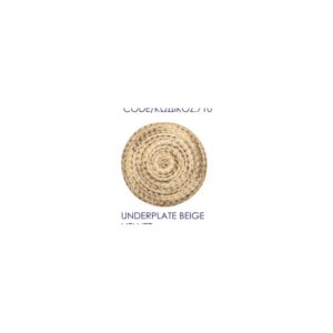 Underplate Beige Velvet