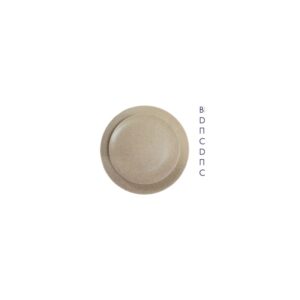 Beige Dinner Plate