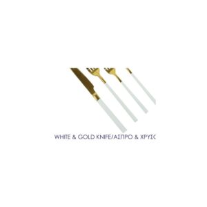 White & Gold Knife