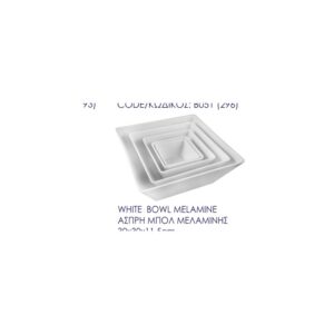 White Bowl Melamine
