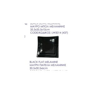 Black Bowl Melamine