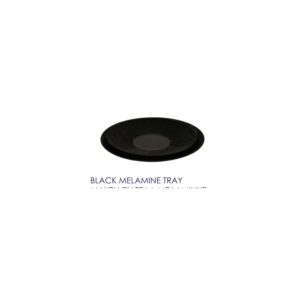 Black Melamine Tray