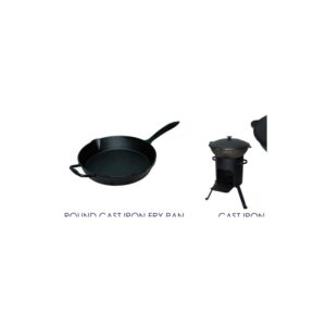 Round Cast Iron Fry Pan